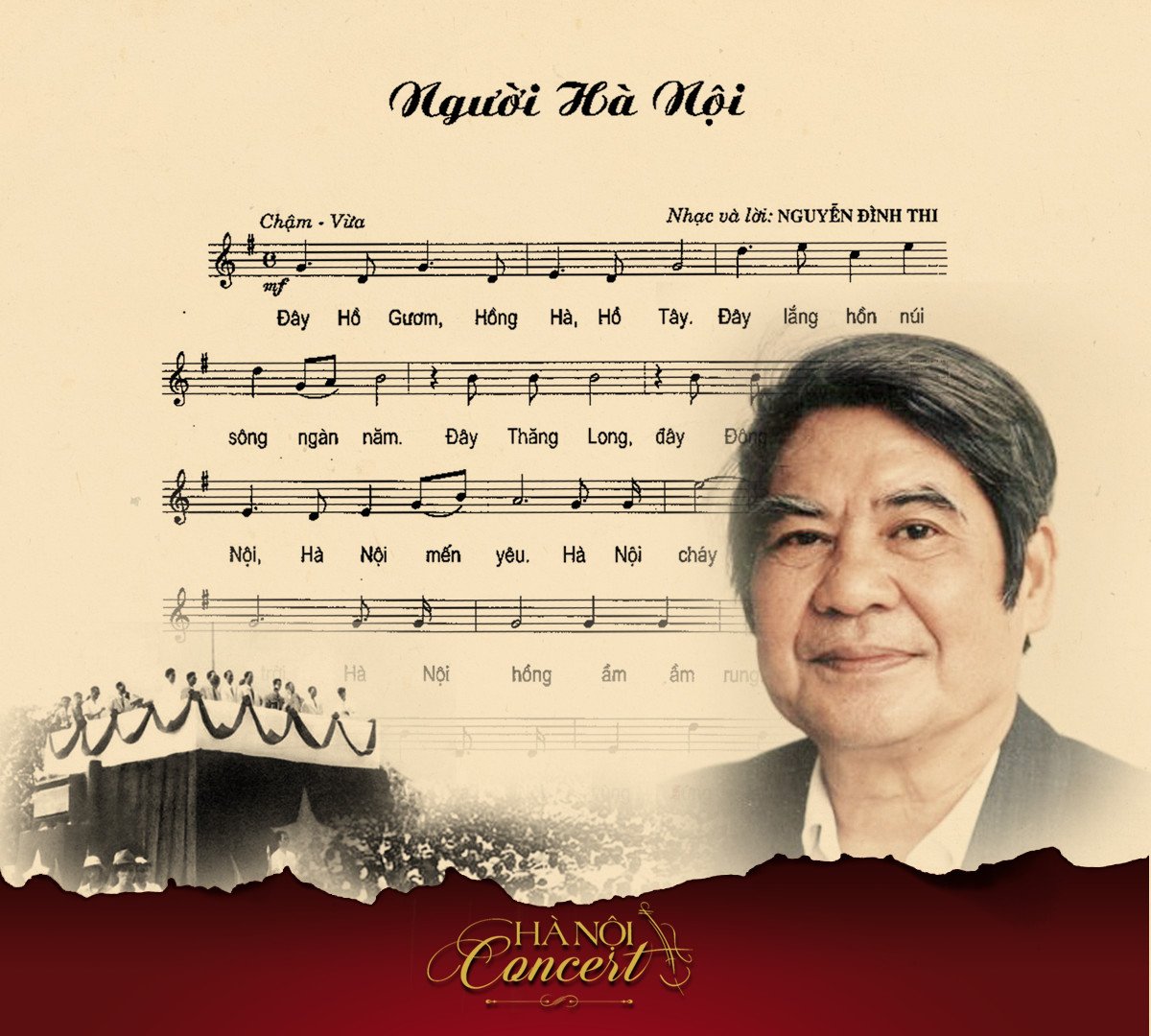 Ca khúc “Người Hà Nội” mở màn “Hanoi Concert 2023“